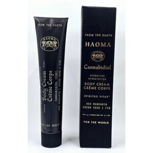 Haoma Hydrating Body Cream Red Mandarin Cocoa Seed Fig 3.1 oz